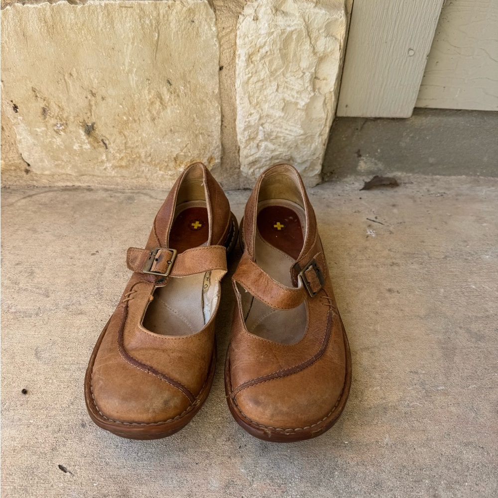 Women's Brown Mary Jane Shoes